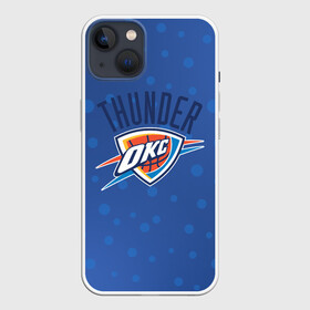 Чехол для iPhone 13 с принтом Оклахома в Санкт-Петербурге,  |  | nba | oklahoma | oks | thunder | баскетбол | нба