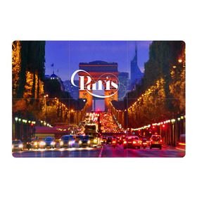 Магнитный плакат 3Х2 с принтом Улицы Парижа в Санкт-Петербурге, Полимерный материал с магнитным слоем | 6 деталей размером 9*9 см | 