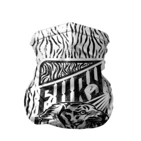Бандана-труба 3D с принтом Fury Tiger в Санкт-Петербурге, 100% полиэстер, ткань с особыми свойствами — Activecool | плотность 150‒180 г/м2; хорошо тянется, но сохраняет форму | Тематика изображения на принте: 