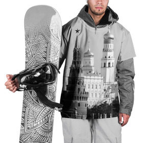 Накидка на куртку 3D с принтом Москва в Санкт-Петербурге, 100% полиэстер |  | Тематика изображения на принте: город | пейзаж