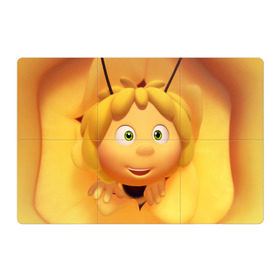 Магнитный плакат 3Х2 с принтом Пчелка Майя в Санкт-Петербурге, Полимерный материал с магнитным слоем | 6 деталей размером 9*9 см | Тематика изображения на принте: пчелка майя