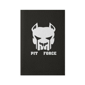 Мужская футболка 3D с принтом Pit Force в Санкт-Петербурге, натуральная матовая кожа | размер 19,3 х 13,7 см; прозрачные пластиковые крепления | pit force | белый | боец | друг человека | животные | питбуль | порода | собака | цвет | чёрный