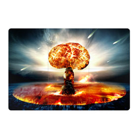 Магнитный плакат 3Х2 с принтом Атомный взрыв в Санкт-Петербурге, Полимерный материал с магнитным слоем | 6 деталей размером 9*9 см | city | earth | explosion | mushroom | night | nuclear | sky | атомный | взрыв | город | гриб | земля | небо | ночь