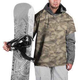 Накидка на куртку 3D с принтом Камуфляж в Санкт-Петербурге, 100% полиэстер |  | камуфляж | песок | пустыня | разведка | спецназ
