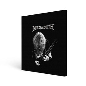 Холст квадратный с принтом Dave Mustaine в Санкт-Петербурге, 100% ПВХ |  | dave | megadeth | metal | mustaine | rattlehead | rock | thrash | vic | дейв | мастейн | мегадет | метал | рок | треш