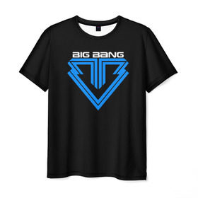 Мужская футболка 3D с принтом Big bang в Санкт-Петербурге, 100% полиэфир | прямой крой, круглый вырез горловины, длина до линии бедер | big bang | korean | kpop | pop