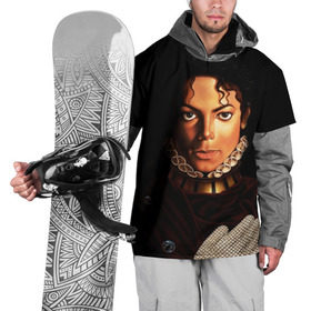 Накидка на куртку 3D с принтом Король Майкл Джексон в Санкт-Петербурге, 100% полиэстер |  | Тематика изображения на принте: king | michael jackson | pop music | король | майкл | музыка | перчатка | поп музыка