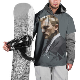 Накидка на куртку 3D с принтом Джеймс Бонд в Санкт-Петербурге, 100% полиэстер |  | 007 | 7 | бонд | джеймс