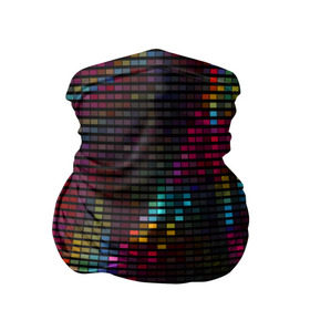 Бандана-труба 3D с принтом neon-abstract в Санкт-Петербурге, 100% полиэстер, ткань с особыми свойствами — Activecool | плотность 150‒180 г/м2; хорошо тянется, но сохраняет форму | пиксельный