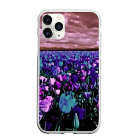 Чехол для iPhone 11 Pro матовый с принтом Поле тюльпанов в Санкт-Петербурге, Силикон |  | Тематика изображения на принте: flower | весна | поле | полевой цветок | природа | цветочки | цветы