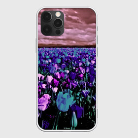 Чехол для iPhone 12 Pro Max с принтом Поле тюльпанов в Санкт-Петербурге, Силикон |  | flower | весна | поле | полевой цветок | природа | цветочки | цветы