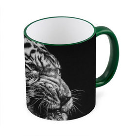 Кружка 3D с принтом Тигр в Санкт-Петербурге, керамика | ёмкость 330 мл | Тематика изображения на принте: амурский | животные | зверь | киса | кот | котенок | кошка | серый | тигр | тигренок | хищник