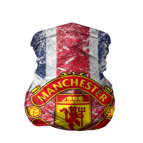 Бандана-труба 3D с принтом British Manchester United в Санкт-Петербурге, 100% полиэстер, ткань с особыми свойствами — Activecool | плотность 150‒180 г/м2; хорошо тянется, но сохраняет форму | british | manchester united | mu | игра | манчестер | манчестер юнайтед | мю | флаг британии | футбол | эмблема мю