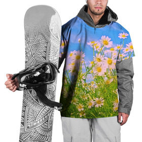 Накидка на куртку 3D с принтом Ромашка в Санкт-Петербурге, 100% полиэстер |  | Тематика изображения на принте: flower | лето | полевой цветок | цветочки | цветы
