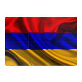 Магнитный плакат 3Х2 с принтом Флаг Армения в Санкт-Петербурге, Полимерный материал с магнитным слоем | 6 деталей размером 9*9 см | айастан | армения | босеан | вымпел | ереван | знак | знамя | кумач | орифламма | пойс | полотнище | символ | стяг | флаг | флюгарка | хайастан | штандарт