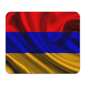 Коврик прямоугольный с принтом Флаг Армения в Санкт-Петербурге, натуральный каучук | размер 230 х 185 мм; запечатка лицевой стороны | айастан | армения | босеан | вымпел | ереван | знак | знамя | кумач | орифламма | пойс | полотнище | символ | стяг | флаг | флюгарка | хайастан | штандарт
