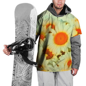 Накидка на куртку 3D с принтом Подсолнух в Санкт-Петербурге, 100% полиэстер |  | flower | лето | полевой цветок | цветочки | цветы