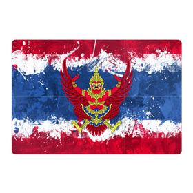 Магнитный плакат 3Х2 с принтом Таиланд в Санкт-Петербурге, Полимерный материал с магнитным слоем | 6 деталей размером 9*9 см | flag | garuda | thailand | гаруда | таиланд | флаг