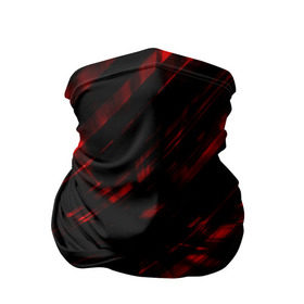Бандана-труба 3D с принтом broken lines в Санкт-Петербурге, 100% полиэстер, ткань с особыми свойствами — Activecool | плотность 150‒180 г/м2; хорошо тянется, но сохраняет форму | Тематика изображения на принте: абстракция | черно красный