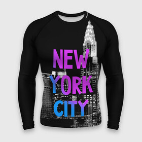 Мужской рашгард 3D с принтом Нью Йорк в Санкт-Петербурге,  |  | Тематика изображения на принте: america | capital | city | lights | new york | night | skyscrapers | tourism | usa | америка | город | ночь | нью йорк | огни | столица | сша | туризм