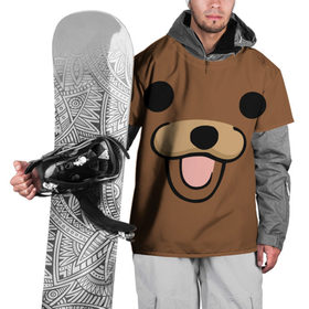 Накидка на куртку 3D с принтом Медведь в Санкт-Петербурге, 100% полиэстер |  | Тематика изображения на принте: интернет | клевый | медведь | мем | мишка | мишки | прикол | прикольный | смешной | шутка