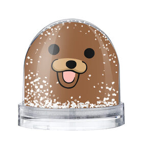 Снежный шар с принтом Медведь в Санкт-Петербурге, Пластик | Изображение внутри шара печатается на глянцевой фотобумаге с двух сторон | интернет | клевый | медведь | мем | мишка | мишки | прикол | прикольный | смешной | шутка