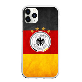 Чехол для iPhone 11 Pro матовый с принтом Сборная Германии в Санкт-Петербурге, Силикон |  | germany | германия | футбольная форма