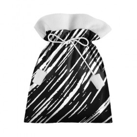 Подарочный 3D мешок с принтом Black&White stroke в Санкт-Петербурге, 100% полиэстер | Размер: 29*39 см | 