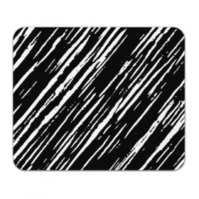 Коврик прямоугольный с принтом Black&White stroke в Санкт-Петербурге, натуральный каучук | размер 230 х 185 мм; запечатка лицевой стороны | 