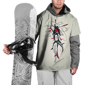 Накидка на куртку 3D с принтом Безликий в Санкт-Петербурге, 100% полиэстер |  | anime | spirited away | аниме | миадзяки | унесенные призраками