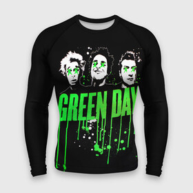 Мужской рашгард 3D с принтом Green Day 4 в Санкт-Петербурге,  |  | Тематика изображения на принте: american idiot | green day | грин дей | грин дэй