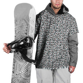 Накидка на куртку 3D с принтом Ничоси, сколько ничоси! в Санкт-Петербурге, 100% полиэстер |  | Тематика изображения на принте: meme | nichosee | nichosi | мем | ничоси | привидение | прикол | толпа | удивление
