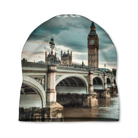 Шапка 3D с принтом London в Санкт-Петербурге, 100% полиэстер | универсальный размер, печать по всей поверхности изделия | england | london | vjcn. биг бен | англия | британия | великобритания | владычица морей | город | гостеприимный | дождей | клевый | красивый | лилия | лондон | на темзе | окна | прикольный | столица | тауэр