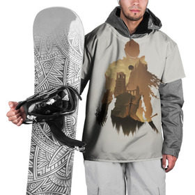 Накидка на куртку 3D с принтом Dark Souls воспоминания в Санкт-Петербурге, 100% полиэстер |  | dark souls | воспоминания | двойная экспозиция | магия | меч | развалины | рыцарь