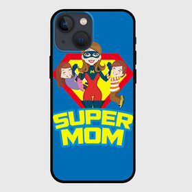 Чехол для iPhone 13 mini с принтом Супермама в Санкт-Петербурге,  |  | мама