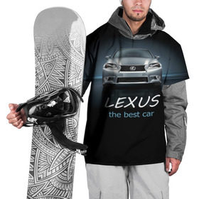 Накидка на куртку 3D с принтом Lexus the best car в Санкт-Петербурге, 100% полиэстер |  | auto | авто | автомобиль | водитель | гиперкар | лексус | машина | суперкар | тачка