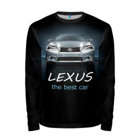 Мужской лонгслив 3D с принтом Lexus the best car в Санкт-Петербурге, 100% полиэстер | длинные рукава, круглый вырез горловины, полуприлегающий силуэт | auto | авто | автомобиль | водитель | гиперкар | лексус | машина | суперкар | тачка