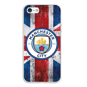 Чехол для iPhone 5/5S матовый с принтом Manchester city 1894 в Санкт-Петербурге, Силикон | Область печати: задняя сторона чехла, без боковых панелей | англия | британия | манчестер | манчестер сити