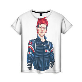 Женская футболка 3D с принтом Twenty one в Санкт-Петербурге, 100% полиэфир ( синтетическое хлопкоподобное полотно) | прямой крой, круглый вырез горловины, длина до линии бедер | 21 pilots | josh dun | twenty one pilots | tyler joseph | джош дан | тайлер джозеф