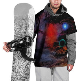Накидка на куртку 3D с принтом Планеты галактики в Санкт-Петербурге, 100% полиэстер |  | 