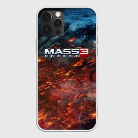 Чехол для iPhone 12 Pro с принтом Mass Effect в Санкт-Петербурге, силикон | область печати: задняя сторона чехла, без боковых панелей | n7 | shepard | галактика | жнец | космос | масс | нормандия | планета | шепард | эффект