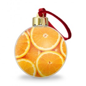 Ёлочный шар с принтом Апельсинка в Санкт-Петербурге, Пластик | Диаметр: 77 мм | апельсин | свежесть | фрукт