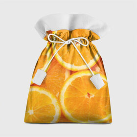 Подарочный 3D мешок с принтом Апельсинка в Санкт-Петербурге, 100% полиэстер | Размер: 29*39 см | апельсин | свежесть | фрукт
