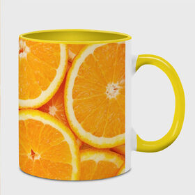Кружка 3D с принтом Апельсинка в Санкт-Петербурге, керамика | ёмкость 330 мл | Тематика изображения на принте: апельсин | свежесть | фрукт