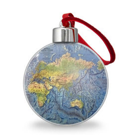 Ёлочный шар с принтом Карта в Санкт-Петербурге, Пластик | Диаметр: 77 мм | география | земля | мир