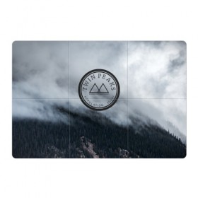 Магнитный плакат 3Х2 с принтом Twin Peaks в Санкт-Петербурге, Полимерный материал с магнитным слоем | 6 деталей размером 9*9 см | twin peaks | дэвид линч | лес | лора палмер | сова | твин пикс | туман