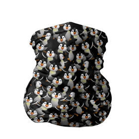Бандана-труба 3D с принтом Дурацкие пингвины в Санкт-Петербурге, 100% полиэстер, ткань с особыми свойствами — Activecool | плотность 150‒180 г/м2; хорошо тянется, но сохраняет форму | антарктида | антарктика | пингвин | полюс | полярник | птенец | птицы | толпа