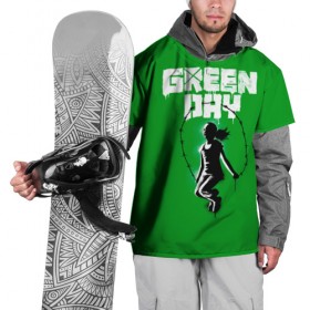 Накидка на куртку 3D с принтом Green Day в Санкт-Петербурге, 100% полиэстер |  | Тематика изображения на принте: american idiot | green day | грин дей | грин дэй