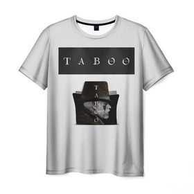 Мужская футболка 3D с принтом Taboo в Санкт-Петербурге, 100% полиэфир | прямой крой, круглый вырез горловины, длина до линии бедер | 