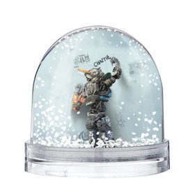 Снежный шар с принтом Чаппи в Санкт-Петербурге, Пластик | Изображение внутри шара печатается на глянцевой фотобумаге с двух сторон | antwoord | chappie | die | ninja | yolandi | йоланди | ниндзя | робот